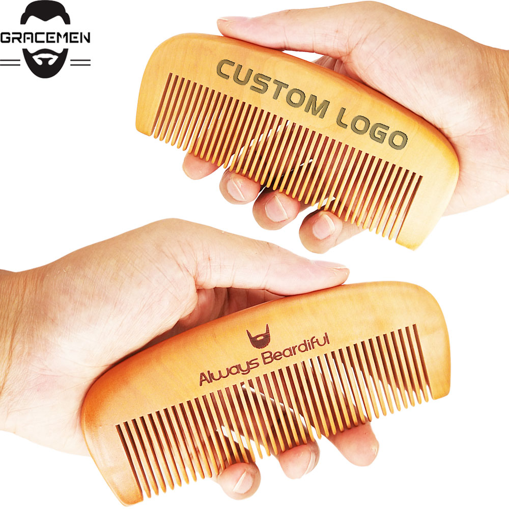MOQ 50pcs OEM ODM Good Quality Long Wood Hair Comb No Snag Anti Static Beard Combs Peach Hairs Brush Man Women Customized LOGO
MOQ 50pcs OEM ODM Good Quality Long Wood Hair Comb No Snag Anti Static Beard Combs Peach Hairs Brush Man Women Customized LOGO