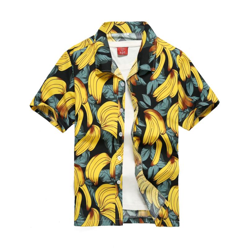 Hawaiian Shirts Surf Short Sleeve Beach Shirt Men Summer Fashion Palm Tree banana Print Tropical camisa masculina Party Holiday, Asian sizes
Hawaiian Shirts Surf Short Sleeve Beach Shirt Men Summer Fashion Palm Tree banana Print Tropical camisa masculina Party Holiday, Asian sizes