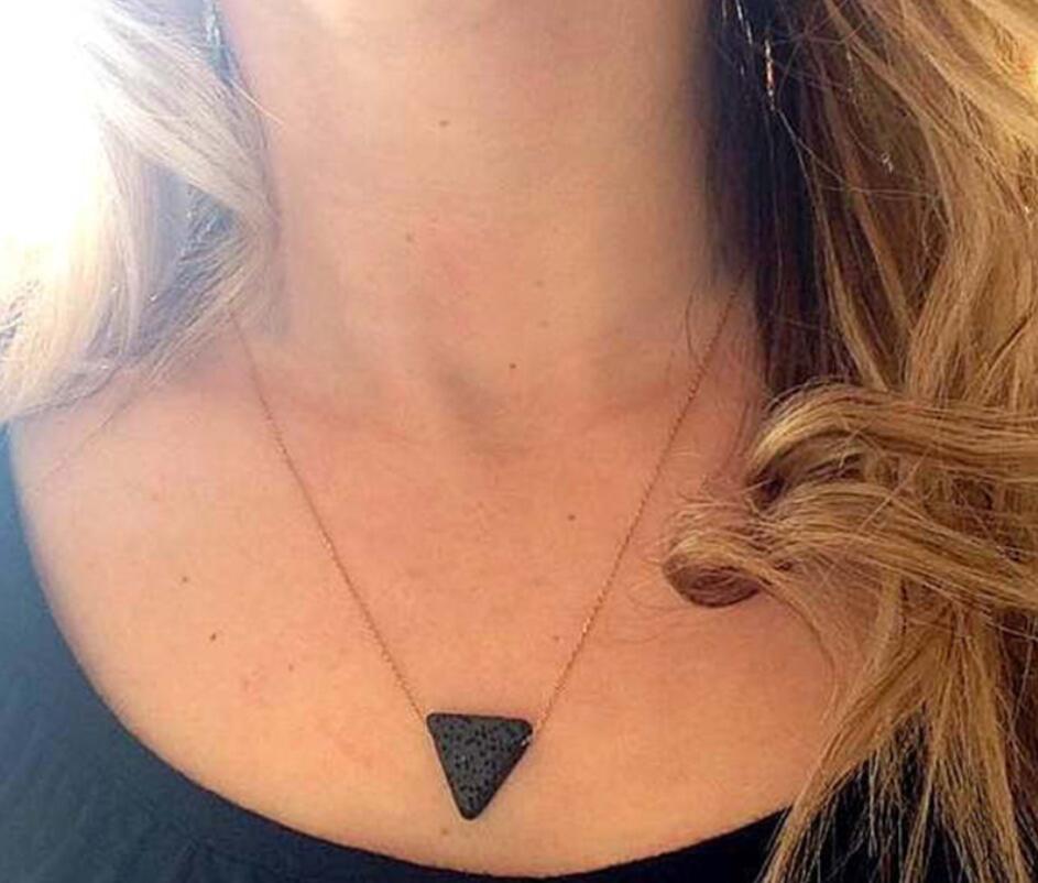 Essential Oil Diffuser Aromatherapy Necklace Triangle Lava Bead Stone Jewelry Free ship, Silver
Essential Oil Diffuser Aromatherapy Necklace Triangle Lava Bead Stone Jewelry Free ship, Silver