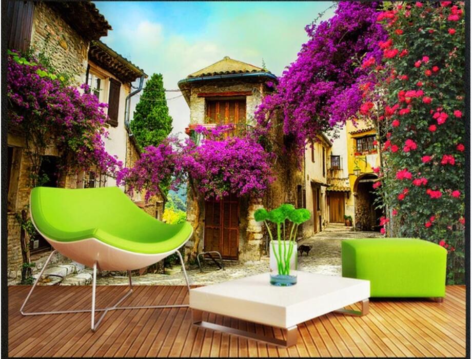 3d wallpaper custom photo mural European town garden trail background flower wall home decor wall picture 3d stickers, Non-woven
3d wallpaper custom photo mural European town garden trail background flower wall home decor wall picture 3d stickers, Non-woven