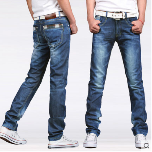 Light Blue Men Jeans Male Feet Pants Menswear Straight Han Edition Cultivate One'S Morality Leisure Trousers
Light Blue Men Jeans Male Feet Pants Menswear Straight Han Edition Cultivate One'S Morality Leisure Trousers