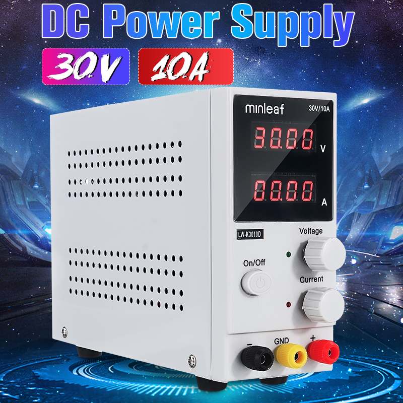 4 Digits LED Display Adjustable DC Power Supply 110V/220V 30V 10A Switching Regulated Laboratory Power Supply K3010D Repair car
4 Digits LED Display Adjustable DC Power Supply 110V/220V 30V 10A Switching Regulated Laboratory Power Supply K3010D Repair car