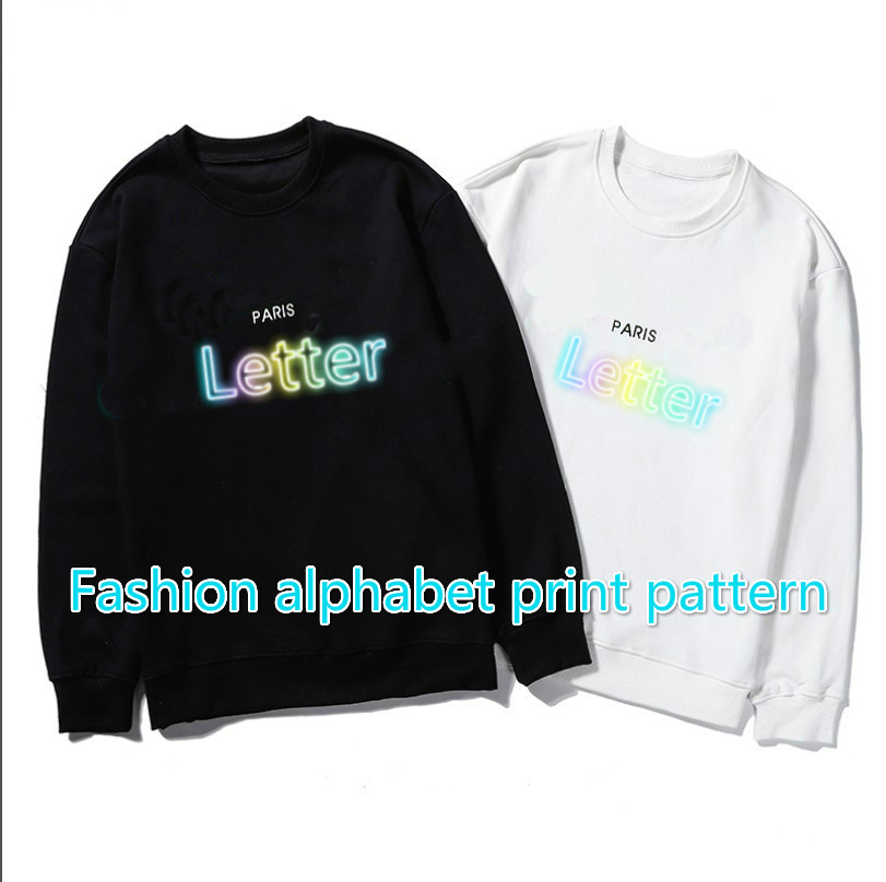 Fashion men's sweater autumn and winter new round neck sweater women couple loose trend letter printed terry top Size -2XL, White
Fashion men's sweater autumn and winter new round neck sweater women couple loose trend letter printed terry top Size -2XL, White