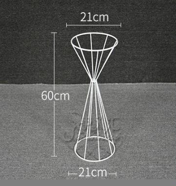 Wedding Gold Centerpieces Tall Metal Flower Vase Wedding Decoration Party Road Lead Floor Vase Event Party Decoration