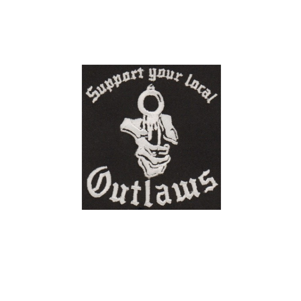 Fashion Support Your Local Outlaws Biker Embroidery Patch Iron On Clothing Jacket Patches Decoration Free Shipping, Black
Fashion Support Your Local Outlaws Biker Embroidery Patch Iron On Clothing Jacket Patches Decoration Free Shipping, Black
