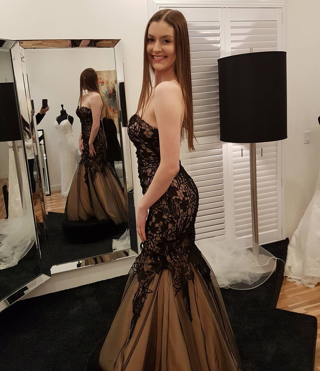 Custom Made Mermaid Prom Dresses 2019 Evening Gowns Sweetheart Lace Applique Sweep Train Formal Party Dresses