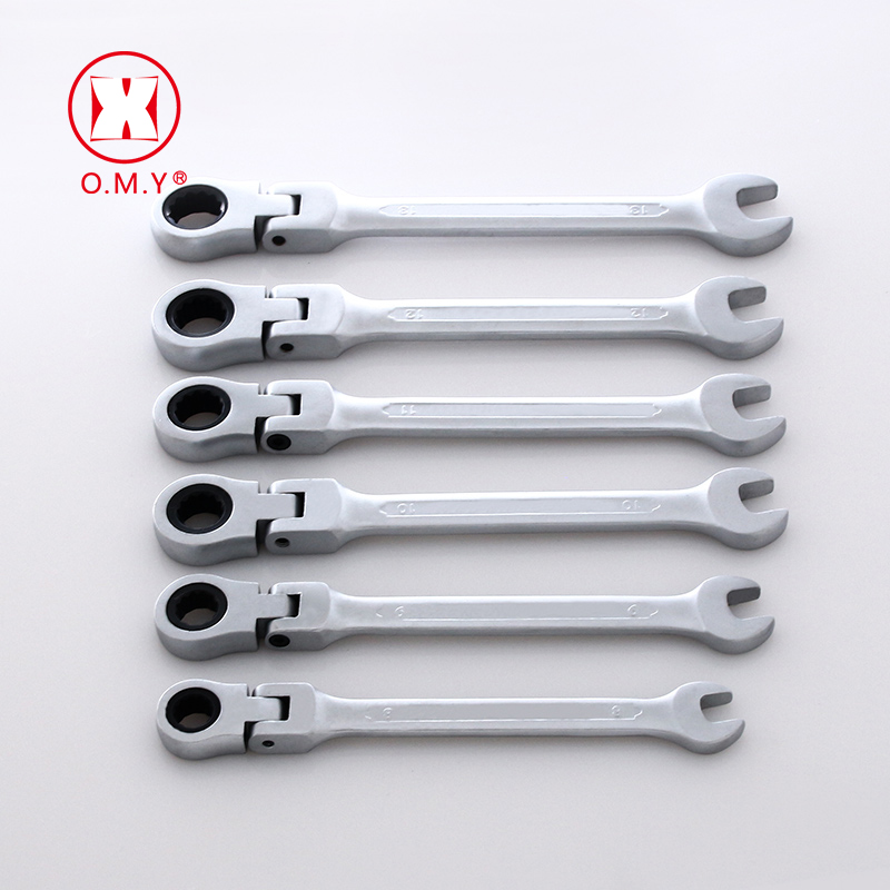 OMY Adjustable Ratchet Wrench 8-19mm Wrenches Hand Tools Chromed Gear Spanner Flexible Head Combination Ratcheting Action Wrench
OMY Adjustable Ratchet Wrench 8-19mm Wrenches Hand Tools Chromed Gear Spanner Flexible Head Combination Ratcheting Action Wrench