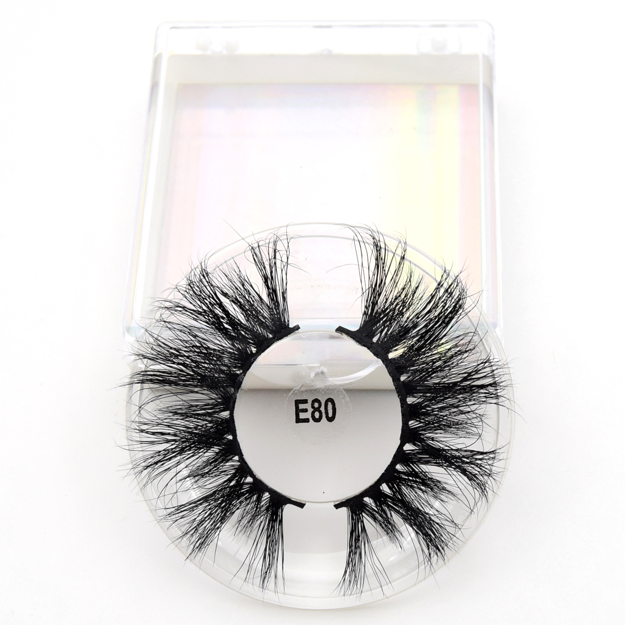 New 3D 25mm Lashes Mink Dramatic Volume Eyelashes Crisscross Fake Eyelashes Cruelty Free Real M Eyelash Makeup