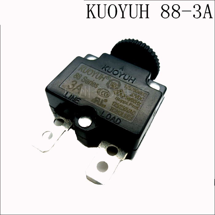 Circuit Breakers 88 Series 3A Taiwan KUOYUH Overcurrent Protector Overload Switch
