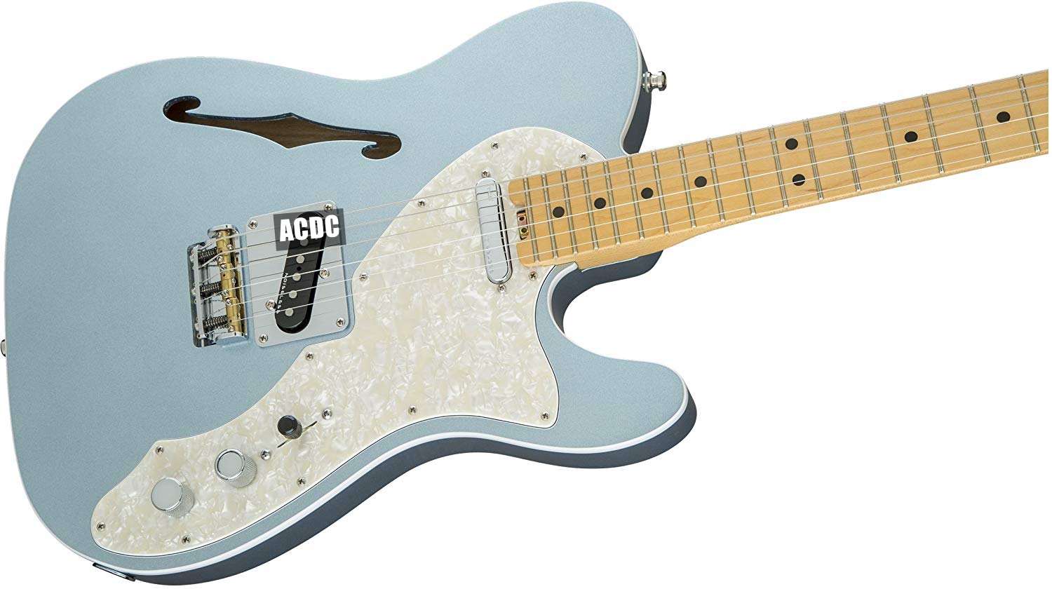 Custom Shop USA Elite Tele Line Mystic Ice Blue Electric Guitar White Pearl Pickguard, Single-coil Neck Pickup, 3 Brass Saddle Bridge
Custom Shop USA Elite Tele Line Mystic Ice Blue Electric Guitar White Pearl Pickguard, Single-coil Neck Pickup, 3 Brass Saddle Bridge