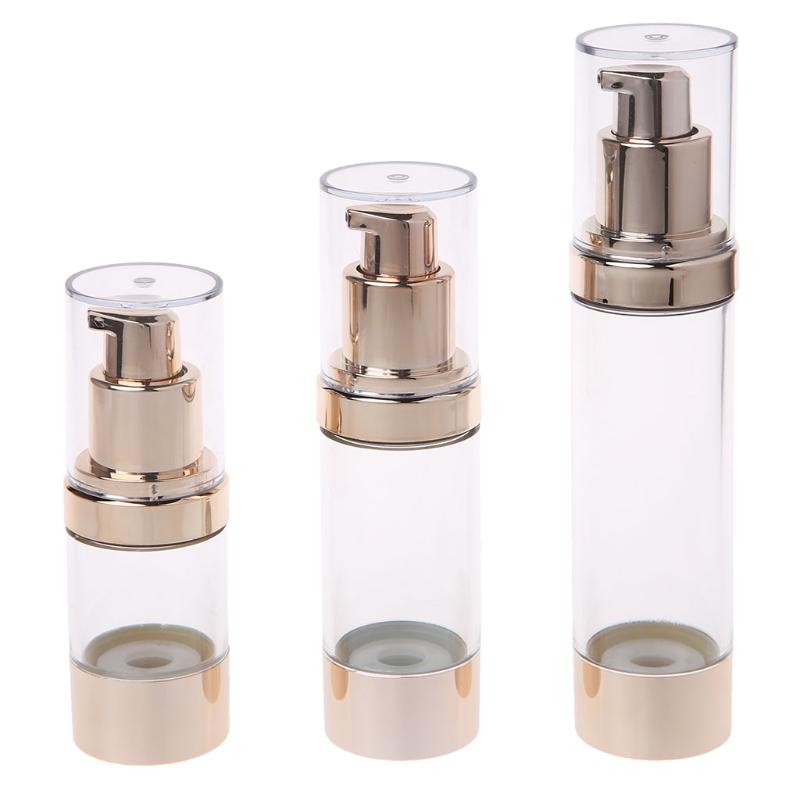 Empty Cosmetic Airless Bottle Plastic Treatment Pump Travel Bottles 15/30/50ML
Empty Cosmetic Airless Bottle Plastic Treatment Pump Travel Bottles 15/30/50ML