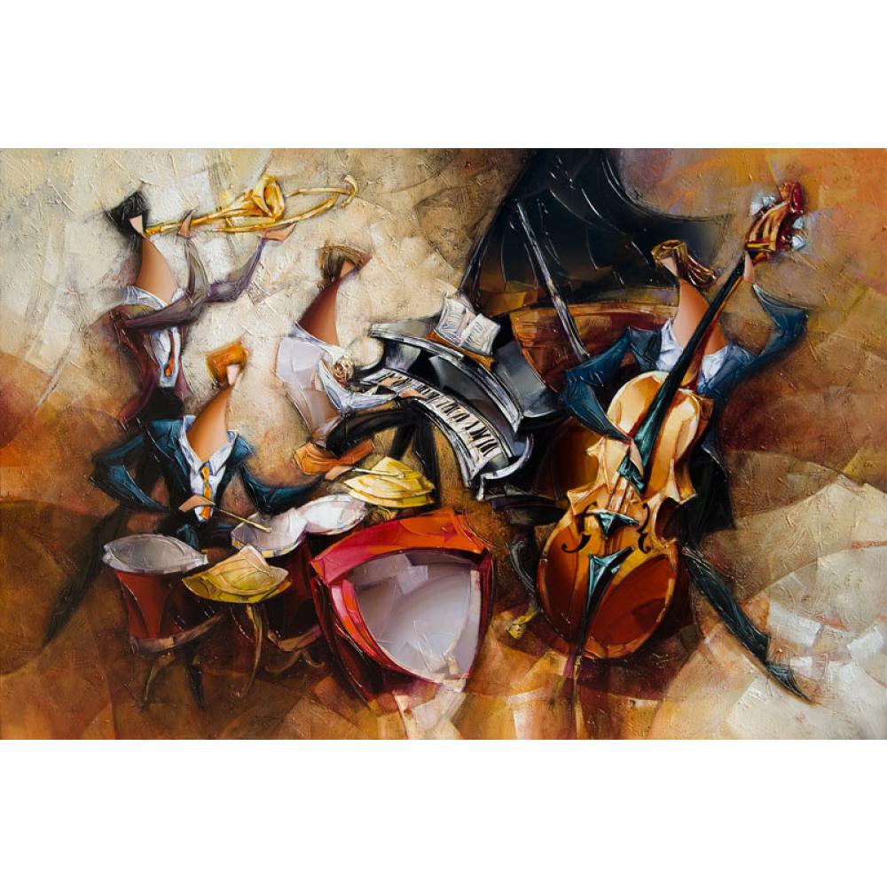 Canvas art oil Paintings Rhythm Jazz Hand painted modern abstract artwork for bedroom decor
Canvas art oil Paintings Rhythm Jazz Hand painted modern abstract artwork for bedroom decor
