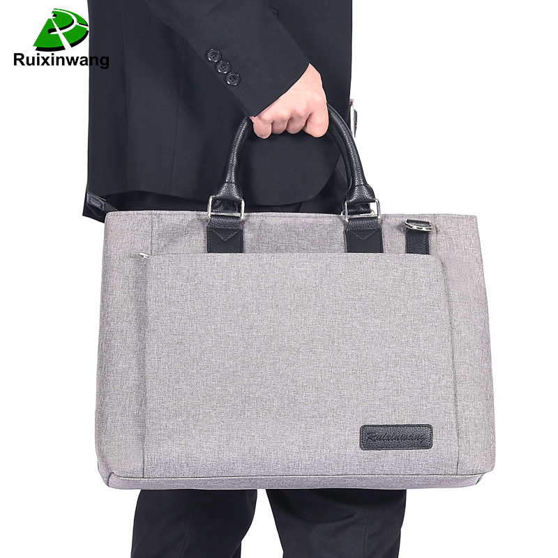 Oyixinger High Quality And Simplicity Business Bags Men Briefcase Laptop Bag File Package Nylon Women Office Handbag Work Bags CJ191210