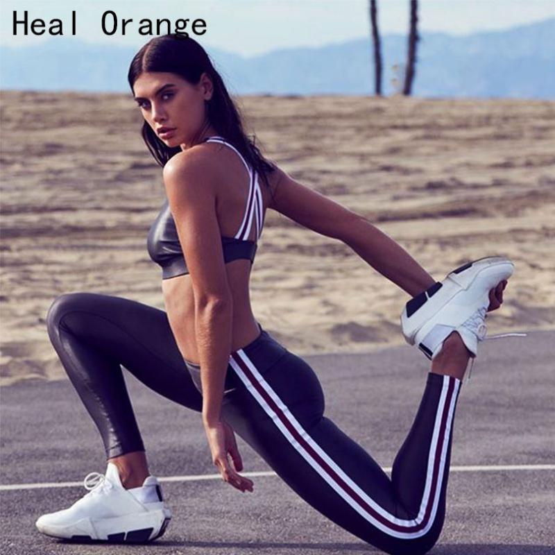 Heal Orange PU Fitness Sets Sports Bra Leggings Set Sportswear Woman Gym Pants Gym Outfit Womens Sportswear Suit Tracksuit, Black
Heal Orange PU Fitness Sets Sports Bra Leggings Set Sportswear Woman Gym Pants Gym Outfit Womens Sportswear Suit Tracksuit, Black