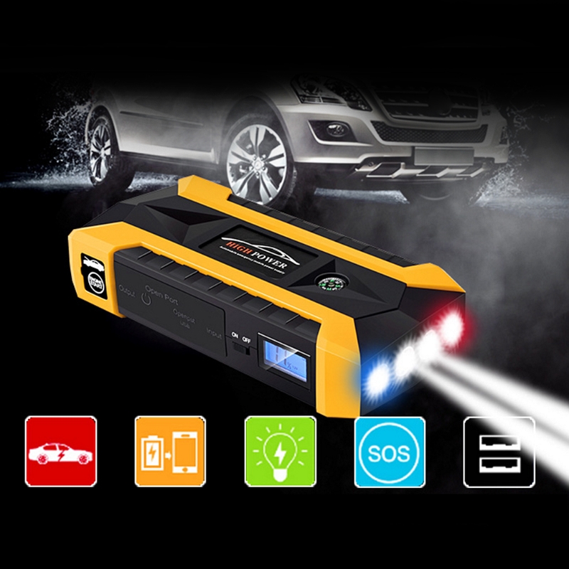 2019 89800mAh 4 USB Portable Auto Car Jump Starter Pack Booster Charger Battery Power Bank UK AU Plug DC 12V8715051