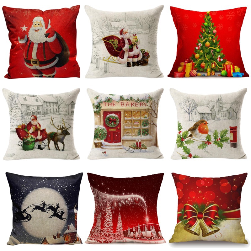 Christmas Pillow case deer animals reindeer cotton linen seat cushion cover for sofa home almofadas funda cojines
Christmas Pillow case deer animals reindeer cotton linen seat cushion cover for sofa home almofadas funda cojines