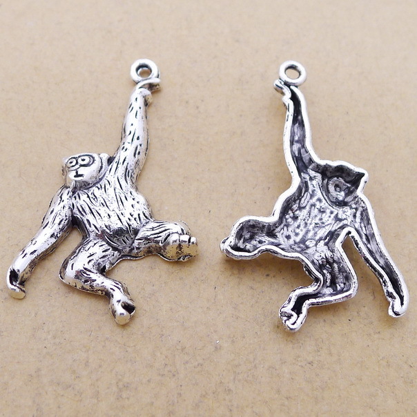 A3983 Ancient Silver 100/ Package Alloy Chimpanzee Monkey Ornaments Parts Ancient Silver Diy Ornaments Parts 2.1 G
A3983 Ancient Silver 100/ Package Alloy Chimpanzee Monkey Ornaments Parts Ancient Silver Diy Ornaments Parts 2.1 G