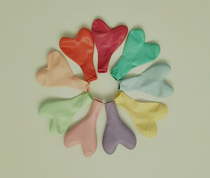 macaroon heart-shaped Balloons romantic wedding thickened latex balloons decoration happy birthday Party Baby Shower Decoration 12 inch