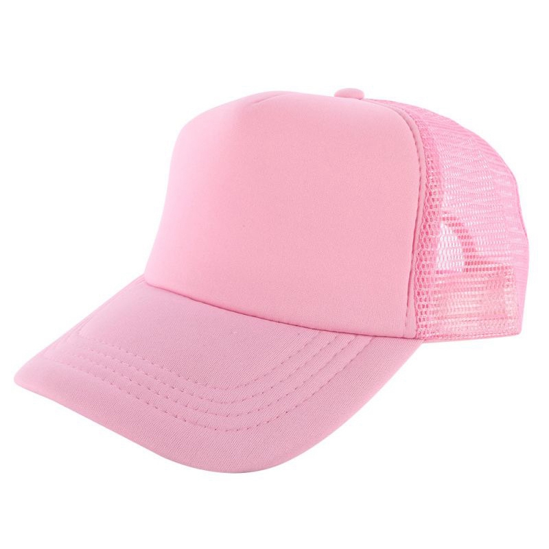 Wholesale 10pcs/Lot Plain Trucker Mesh Hat Snapback Blank Baseball Cap Adjustable Size Spring Summer Party Beach Outdoor Street Church Sunhat