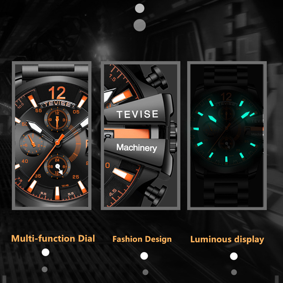 Relogio Automatico Masculino Top Brand New Automatic Watches Men Self Wind Mechanical Watch Sport Clock