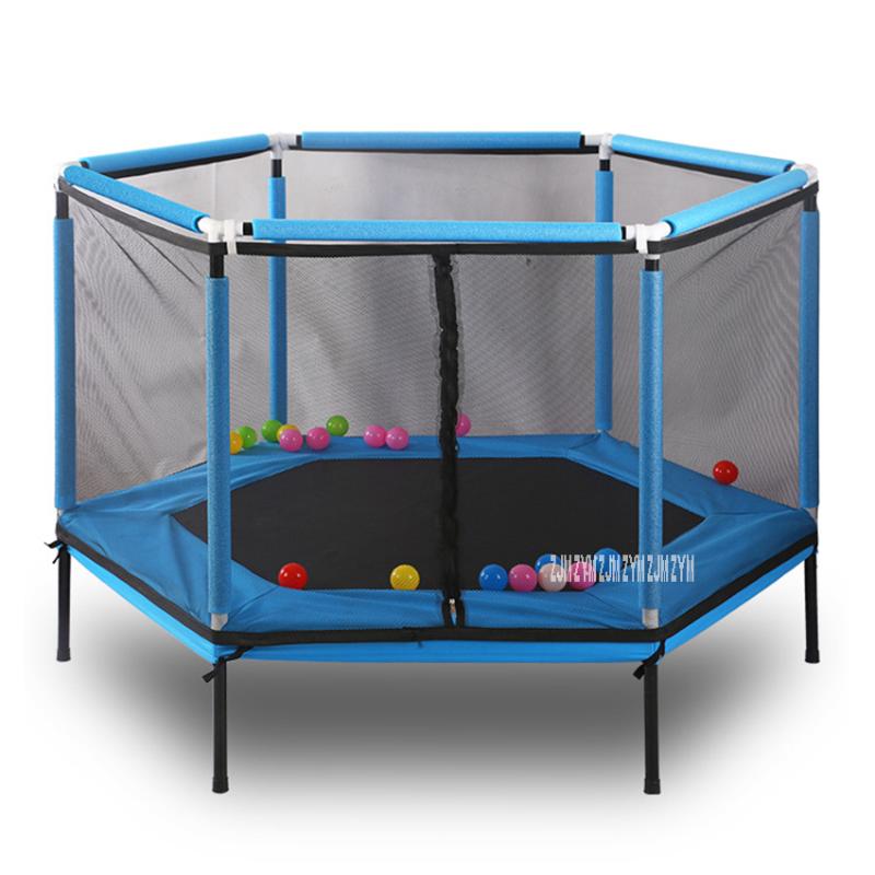 2566 Household Jumping Bounce Bed Protecting Net Equipped Indoor Children's Trampoline Bouncing Bed Interactive Games Fitness