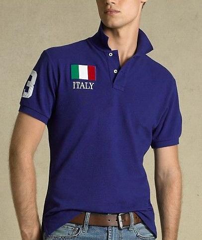 Fashion Casual Style Men Big Horse Embroidery Polo Shirt Solid Color USA UK Italy France Flag Camisa Polos Fitness T-Shirts Size S-XXL White, Navy blue
Fashion Casual Style Men Big Horse Embroidery Polo Shirt Solid Color USA UK Italy France Flag Camisa Polos Fitness T-Shirts Size S-XXL White, Navy blue