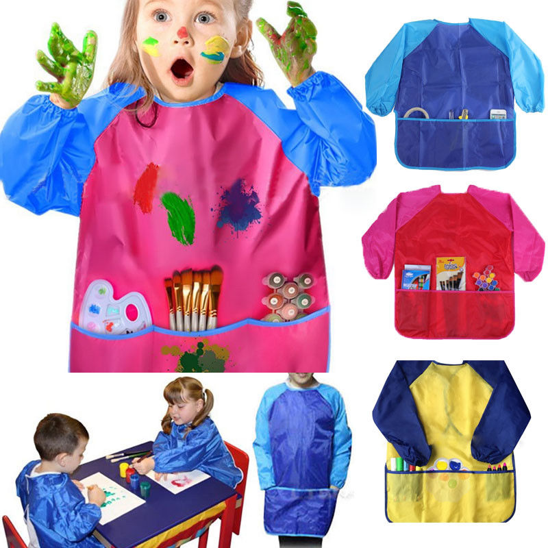 Long Sleeve Girls Boys Apron Drawing Painting Waterproof Smock Kids Children Craft Art Apron For Handcraft
Long Sleeve Girls Boys Apron Drawing Painting Waterproof Smock Kids Children Craft Art Apron For Handcraft