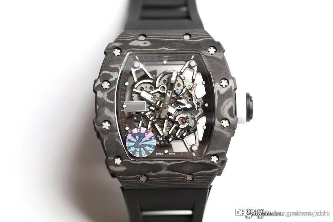 Z factory top quality version RM35-02 watches skeleton dial NTPT all carbon fiber pattern case Japan automatic 35-02 men's watch black, Slivery;brown
Z factory top quality version RM35-02 watches skeleton dial NTPT all carbon fiber pattern case Japan automatic 35-02 men's watch black, Slivery;brown