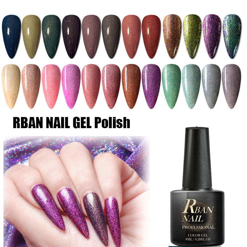 RBAN NAIL 8ML Laser Glitter Nail Gel Polish Sock Off Long Lasting Gel Varnish Shining UV Lacquer Art Manicure Tool, S04071
RBAN NAIL 8ML Laser Glitter Nail Gel Polish Sock Off Long Lasting Gel Varnish Shining UV Lacquer Art Manicure Tool, S04071