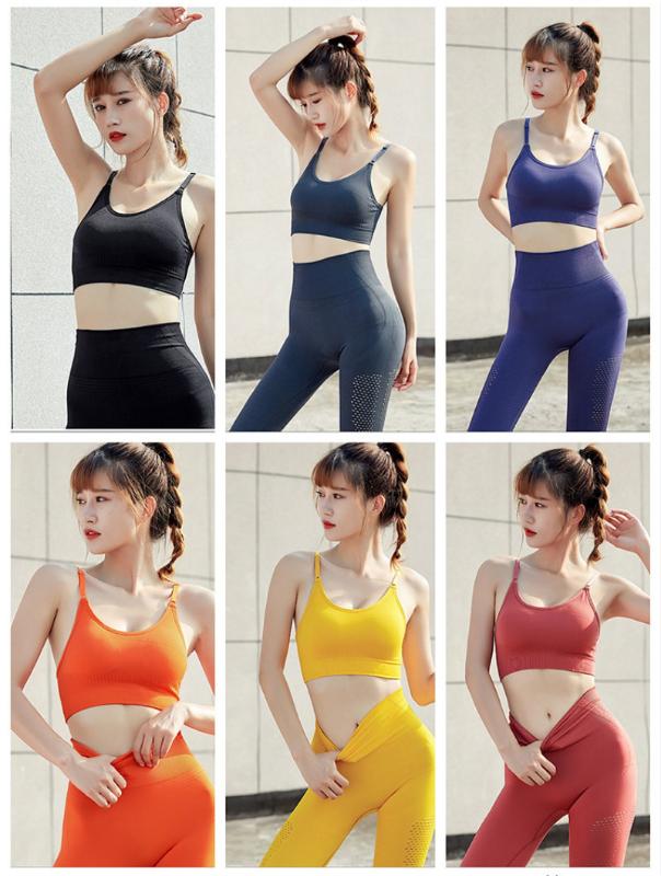 NEW Sport Suits Gym Hollow-out Workout Strappy Tops Sportswear Seamless High Waist Leggings Running Padded Bra Fitness Yoga Set, Outfit a
NEW Sport Suits Gym Hollow-out Workout Strappy Tops Sportswear Seamless High Waist Leggings Running Padded Bra Fitness Yoga Set, Outfit a