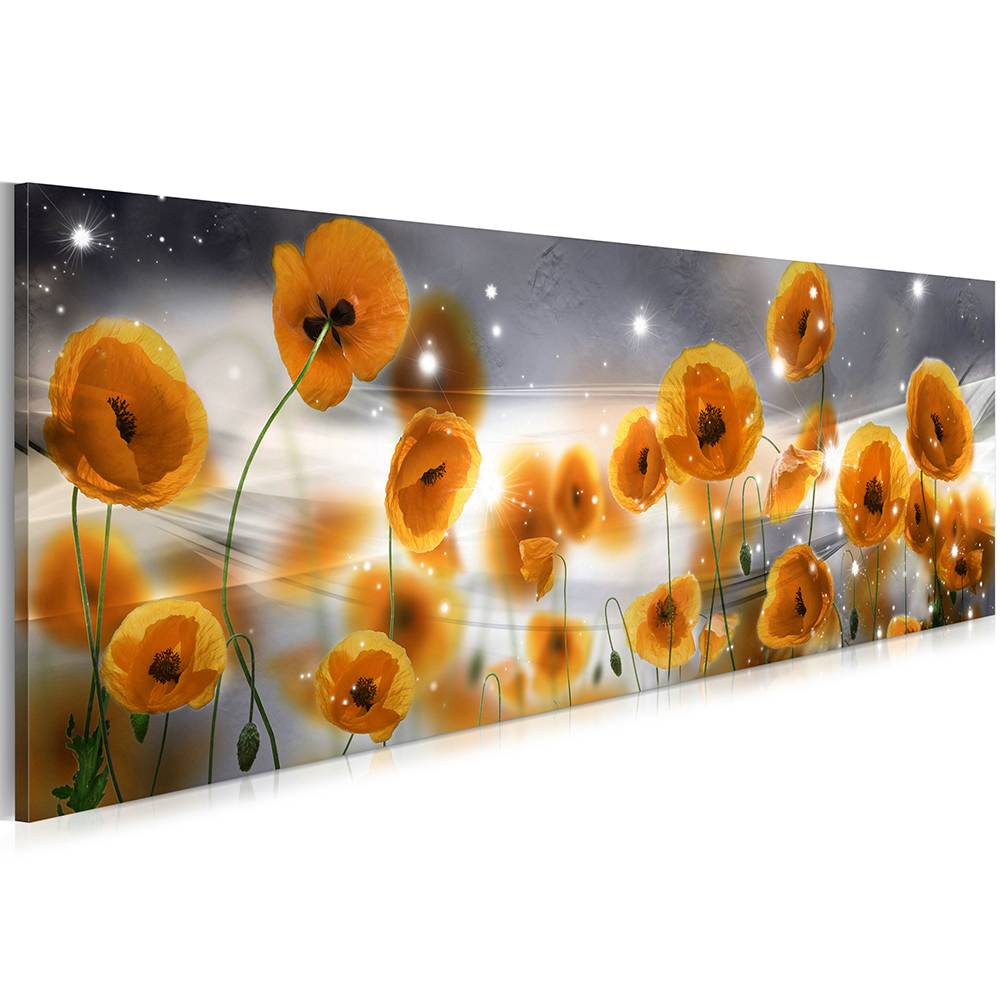 Poppy Flower Abstract Oil Painting on Canvas Home Decor Wall Art Canvas Print Art Decor Watercolor Landscape Multicolor