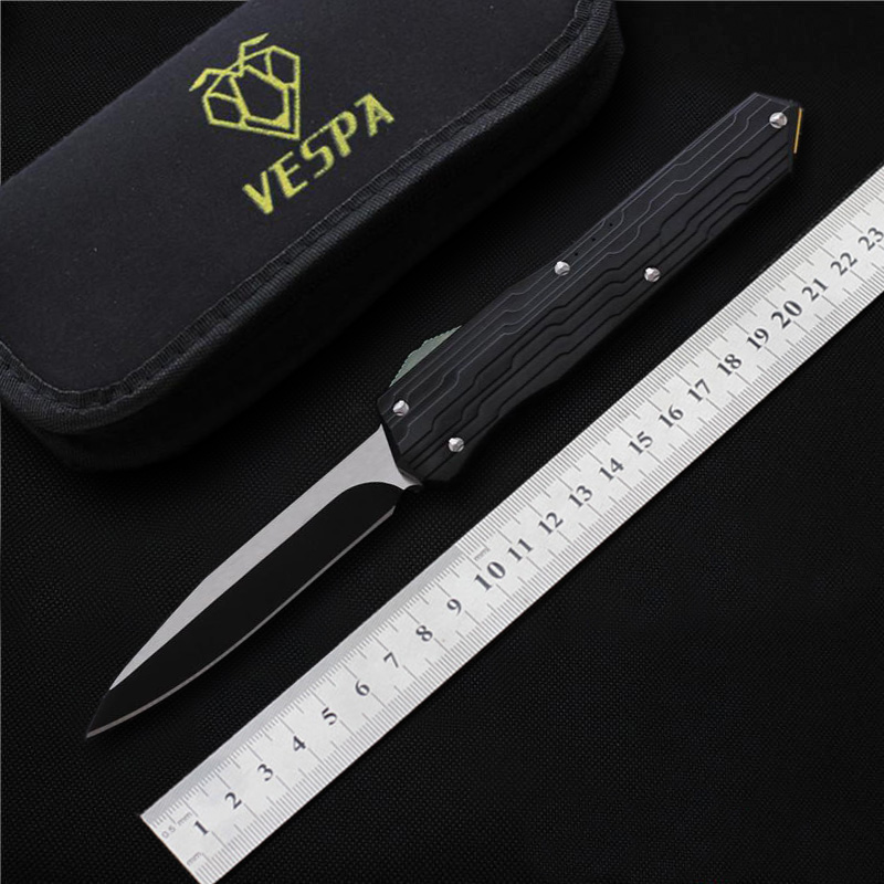 VESPA High quali knife M390 Blade 7075Aluminum+TC4 Handle outdoor camping hunting knife Survival Tactical gear pocket EDC tool drop shipping
VESPA High quali knife M390 Blade 7075Aluminum+TC4 Handle outdoor camping hunting knife Survival Tactical gear pocket EDC tool drop shipping