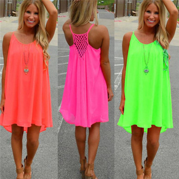 New Fashion Sexy Casual Dresses Women Summer Sleeveless Evening Party Beach Dress Short Chiffon Mini Dress BOHO Womens Clothing Apparel, Multi
New Fashion Sexy Casual Dresses Women Summer Sleeveless Evening Party Beach Dress Short Chiffon Mini Dress BOHO Womens Clothing Apparel, Multi