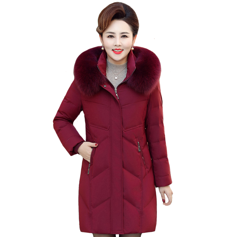 Real Fur Collar Winter Down Jacket Women Long Down Coat Woman Parka Plus Size High Quality White Duck Jacket Women Outwear, Green
Real Fur Collar Winter Down Jacket Women Long Down Coat Woman Parka Plus Size High Quality White Duck Jacket Women Outwear, Green