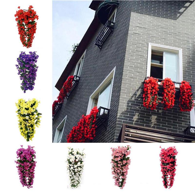 7 Colors Option Silk Artificial Flowers With Leaves Silk Wall Hanging Vines Artificial Violet Flowers For Balcony Decor VWF2078
7 Colors Option Silk Artificial Flowers With Leaves Silk Wall Hanging Vines Artificial Violet Flowers For Balcony Decor VWF2078