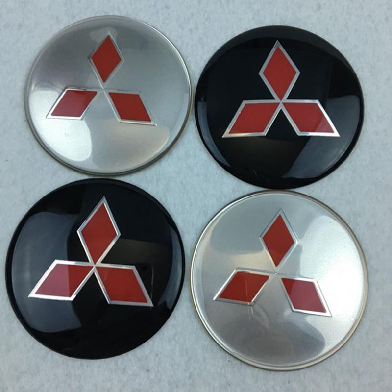 

56.5mm 65mm Racing Logo Car Emblem Wheel Center Hub Cap Sticker Badge Covers For Mitsubishi ASX Lancer Pajero Outlander