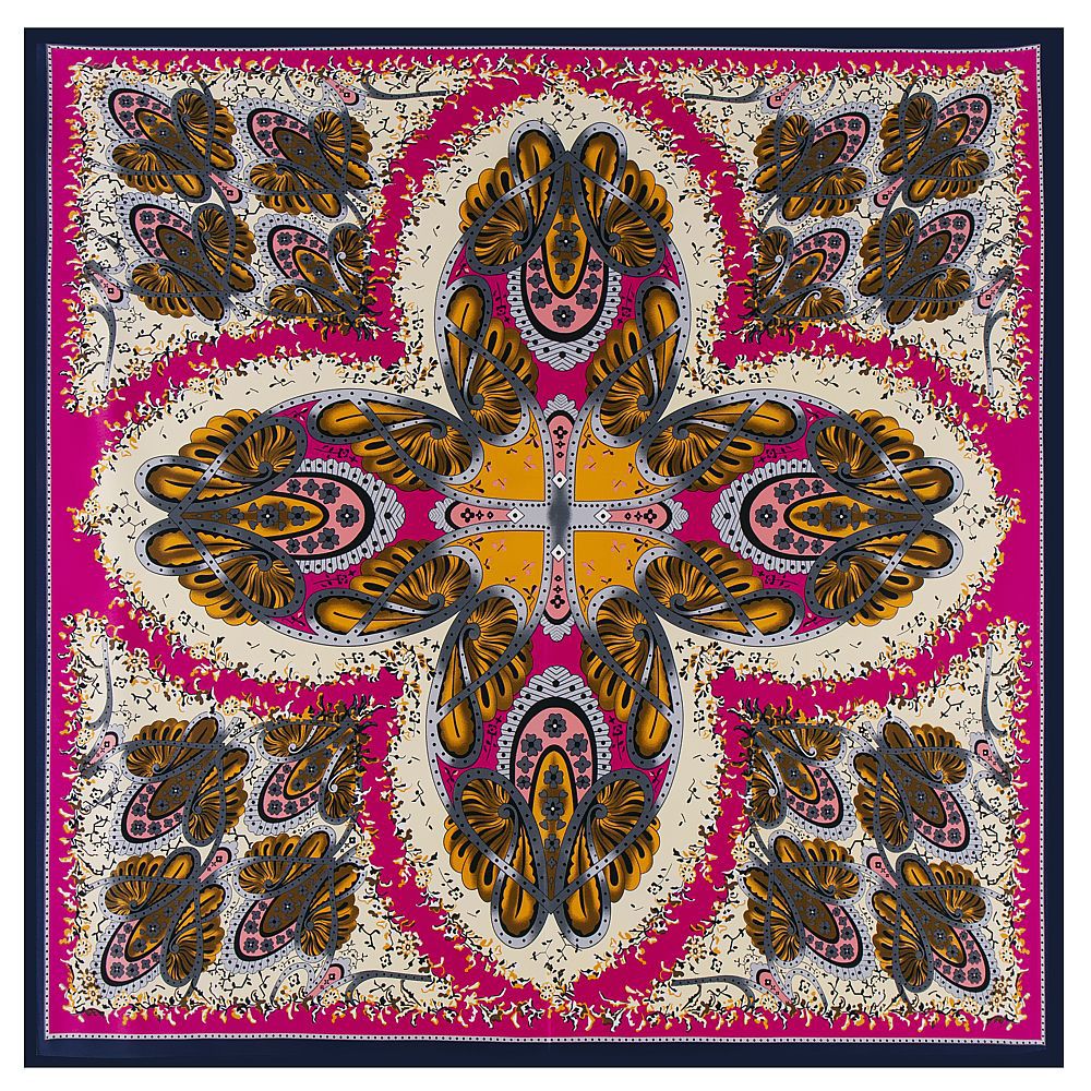 Twill Silk Scarf Women Print Shawl Vintage Echarpe Fourlard Femme Square Scarves For Women Hijab Bandanas Bufandas Mujer 130*130cm