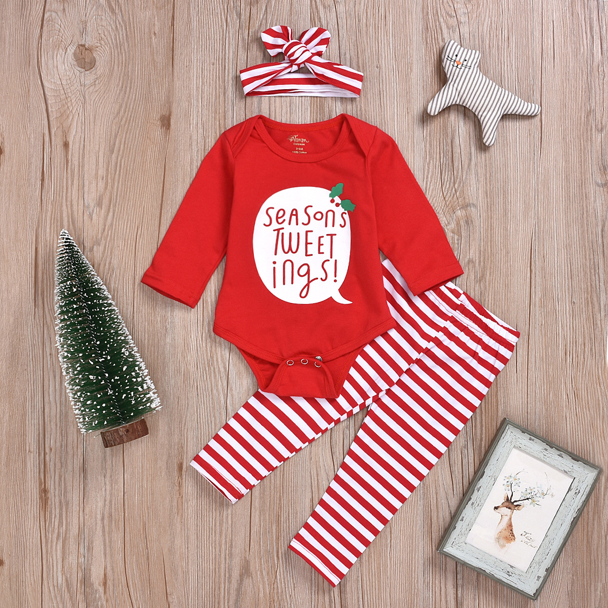 Baby Boys and Girls Infants Romper+Headband+Stripe Pants Suit Letters Patter Clothes Infant Clothes Set, Red
Baby Boys and Girls Infants Romper+Headband+Stripe Pants Suit Letters Patter Clothes Infant Clothes Set, Red