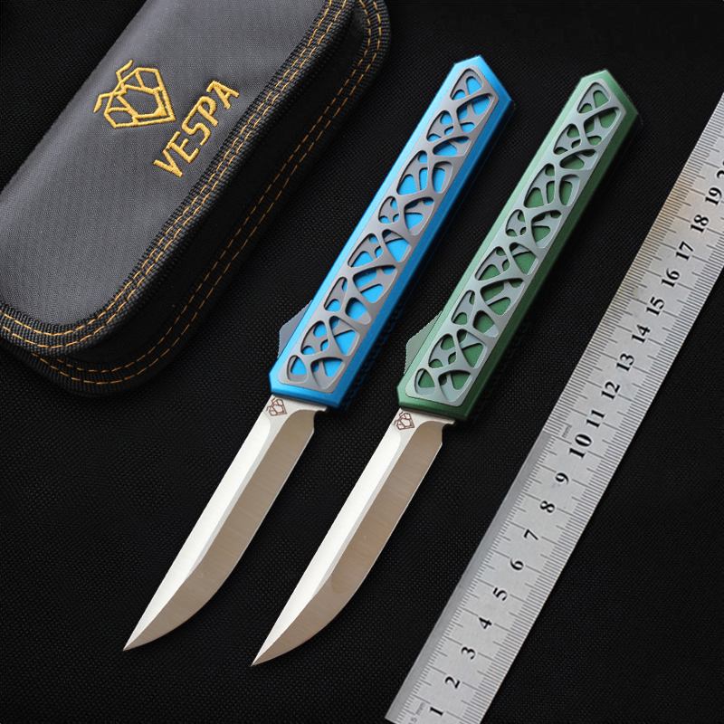 VESPA knife Dark star knives Austria M390 steel Blade TC4 Handle Tactical combat knifes Outdoor camping hunting survival knife EDC
VESPA knife Dark star knives Austria M390 steel Blade TC4 Handle Tactical combat knifes Outdoor camping hunting survival knife EDC