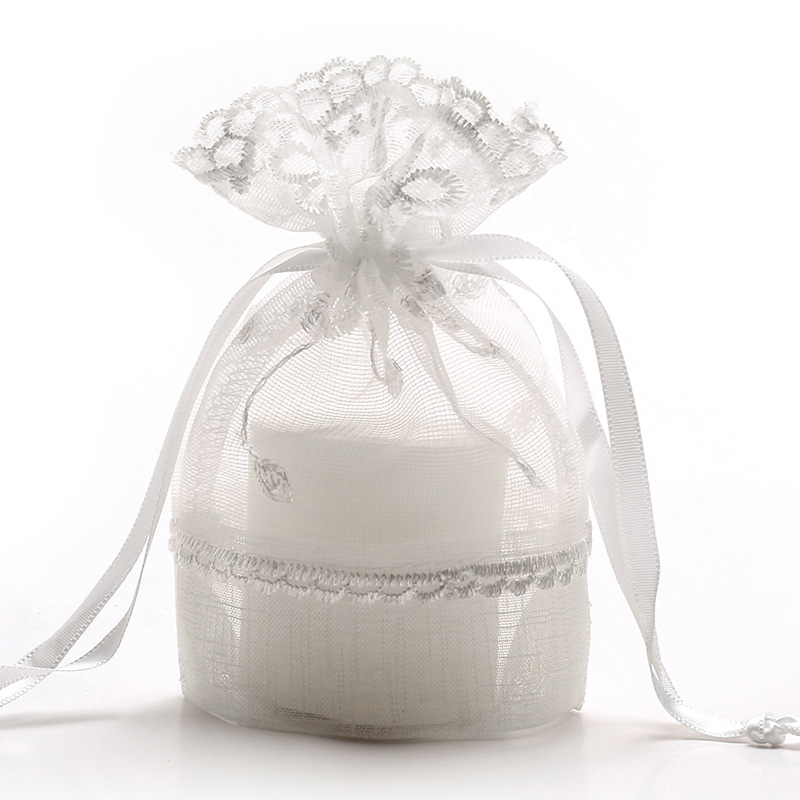 Flower White Lace Storage Bag Yarn Necklace Jewelry Drawstring Bags for Beads Elegent Gift Bundle Pocket Wedding Candy Pouch 122092
Flower White Lace Storage Bag Yarn Necklace Jewelry Drawstring Bags for Beads Elegent Gift Bundle Pocket Wedding Candy Pouch 122092