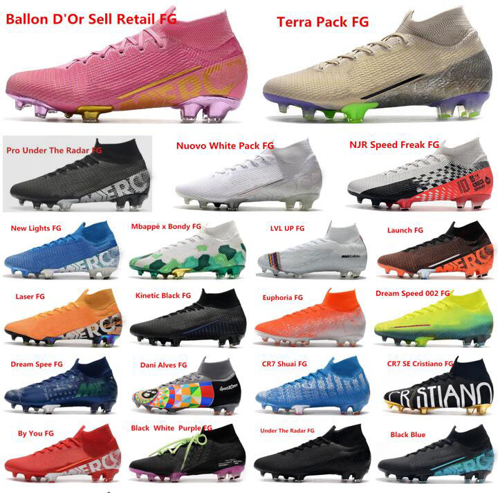 New Cleats Mercurial Superfly VI 360 Elite Soccer Shoes Mbappé x Bondy taquets KJ 13s CR7 Ronaldo Mens Football Boots Cleats Size 39-45, Ballon d'or sell retail fg
New Cleats Mercurial Superfly VI 360 Elite Soccer Shoes Mbappé x Bondy taquets KJ 13s CR7 Ronaldo Mens Football Boots Cleats Size 39-45, Ballon d'or sell retail fg