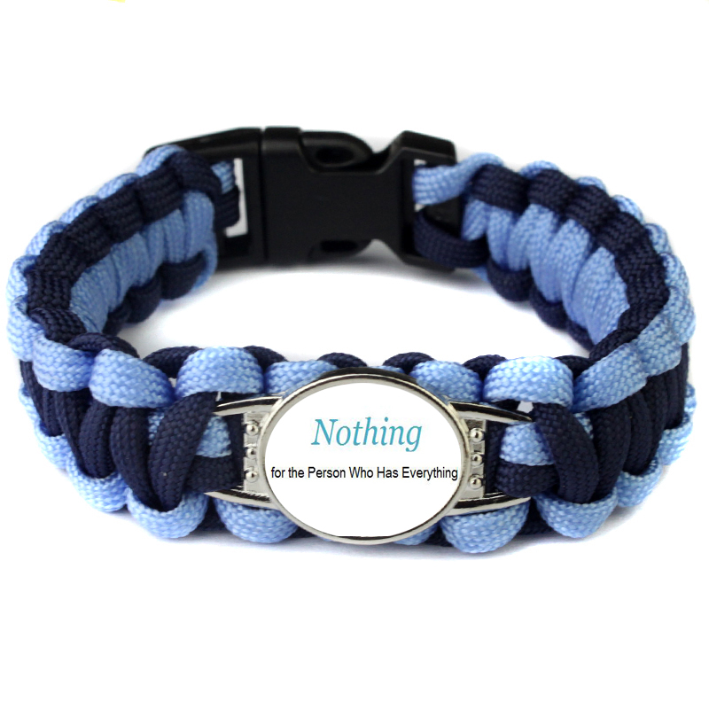 Gift of Nothing for the Person Who Has Everything Paracord Bracelet 550 Rope Survival Braided Rope Escape Bracelet For Women Men
Gift of Nothing for the Person Who Has Everything Paracord Bracelet 550 Rope Survival Braided Rope Escape Bracelet For Women Men