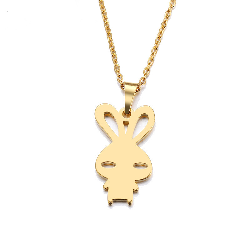 Jewellery Stainless Steel Necklace For Women Man Lover's Rabbit Gold And Silver Color Pendant Necklace Engagement Jewelry Women
Jewellery Stainless Steel Necklace For Women Man Lover's Rabbit Gold And Silver Color Pendant Necklace Engagement Jewelry Women