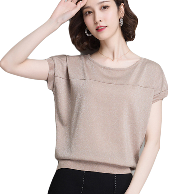 Women Elastic Loose Blouse Shirt Fashion Hot Top Spring Summer Woman O Neck Short Sleeve Casual Cotton Lady Blusas Shirts Tops, White
Women Elastic Loose Blouse Shirt Fashion Hot Top Spring Summer Woman O Neck Short Sleeve Casual Cotton Lady Blusas Shirts Tops, White