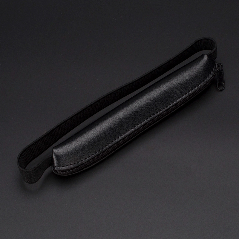 monte mount PU Leather Pencil Case Single Pen Cover Sleeve Pouch Fountain Pen Case Storage Business Office School Supplies