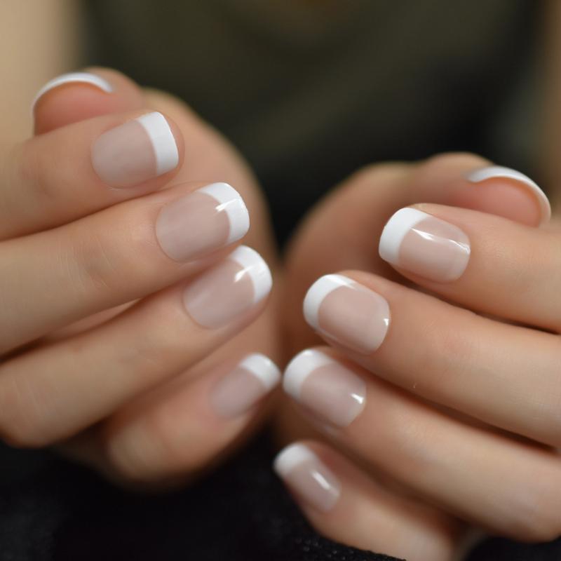 Classical Normal Size French Nail Nude White Tip Glossy Press On Fingernals for daily with glue sticker 24, Z203
Classical Normal Size French Nail Nude White Tip Glossy Press On Fingernals for daily with glue sticker 24, Z203