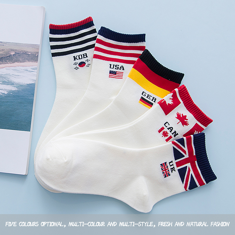 New Unisex National Flag Cotton Socks Women Men Casual Sports Socks 5 pairs of one sale men's cotton four seasons sports
New Unisex National Flag Cotton Socks Women Men Casual Sports Socks 5 pairs of one sale men's cotton four seasons sports