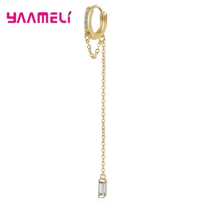 Hoop & Huggie Korea 925 Sterling Silver Long Tassel Bar Drop Earrings For Women Minimalism Personality CZ Crystal Dangle Oorbellen Gift
Hoop & Huggie Korea 925 Sterling Silver Long Tassel Bar Drop Earrings For Women Minimalism Personality CZ Crystal Dangle Oorbellen Gift