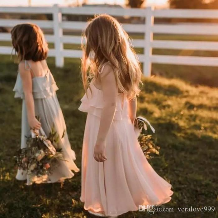 Bohemian 2020 Blush Pink Chiffon Flower Girls Dresses For Boho Beach Country Weddings Party Dresses Floor Length Girls Dress Casual, Burgundy
Bohemian 2020 Blush Pink Chiffon Flower Girls Dresses For Boho Beach Country Weddings Party Dresses Floor Length Girls Dress Casual, Burgundy