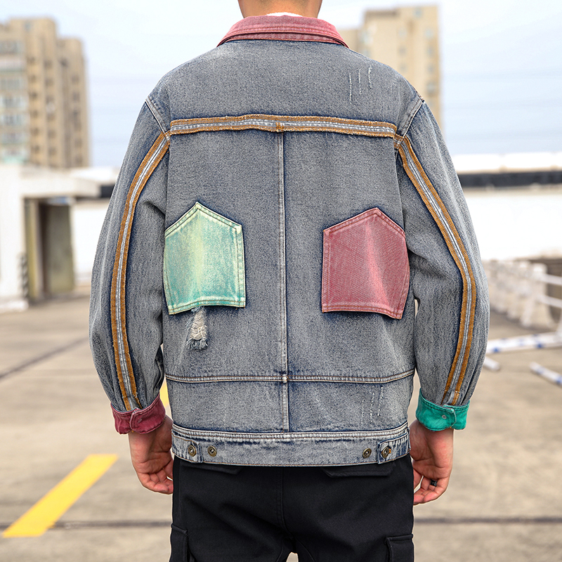Autumn And Winter Jacket Men Thick Large Size Loose 5XL Casual Denim Jacket Mens Fashion Stitching Retro Wind Jeans, Blue
Autumn And Winter Jacket Men Thick Large Size Loose 5XL Casual Denim Jacket Mens Fashion Stitching Retro Wind Jeans, Blue
